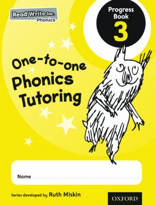 Read Write Inc. Phonics: One-to-one Phonics Tutoring Progress Book 3 Pack of 5