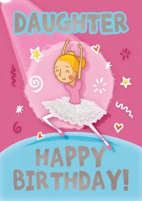 Ballet (Daughter) - Happy Birthday Card-Book: 6 Card-Book Pack