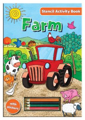 Activity Stencil Books - Farm: Colouring & Activity