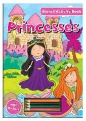 Activity Stencil Books - Princess: Colouring & Activity