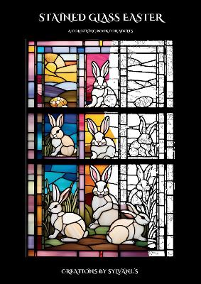 Stained Glass Easter Colouring Book (Spiral Bound): Premium Paper (150 gsm), A4 size, Spiral Bound, One-sided