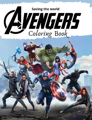 Marvel coloring book for kids: avengers coloring book