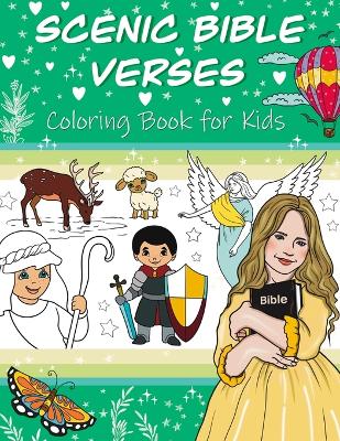 Scenic Bible Verses Coloring Book for Kids