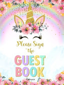 Birthday Guest Book For Girls