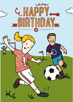 Hobbies - Happy Birthday Card-Book: 6 Card-Book Pack