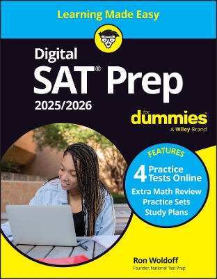 Digital SAT Prep 2025/2026 for Dummies: Book + 4 Practice Tests Online