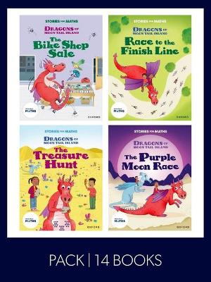 Stories for Maths: KS1: Dragons of Moontail Island (14 book pack)