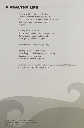 Songs for Every Happy, Healthy School