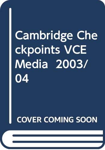 Cambridge Checkpoints VCE Media 2003/04
