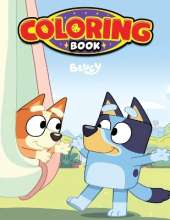 Bluey Coloring Book: Bluey Big coloring book for Kids and Teens- Big and easy coloring Bluey characters - Bluey for Girls 3-5 - Bluey for kids age +3