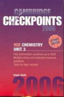 Cambridge Checkpoints VCE Chemistry Unit 3 2006