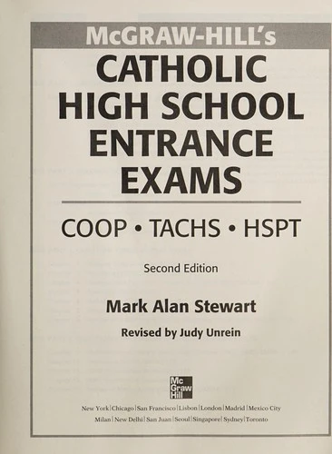 McGraw-Hill's Catholic High School Entrance Exams, 2ed