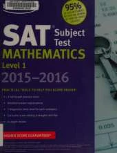 Kaplan SAT Subject Test Mathematics Level 1 2015-2016