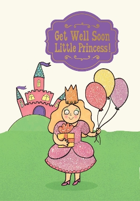 Little Princess - Get Well Colouring Card-Book: 6 Card-Book Pack