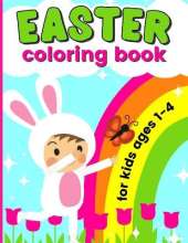 Easter Coloring Book For Kids Ages 1-4
