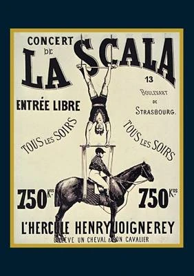 Carnet Blanc, Affiche La Scala L'Hercule
