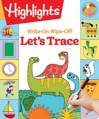 Let's Trace: Dry Erase Letter Tracing Workbook for Kids, Wipe Clean Activity Book with Marker