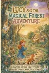 Lucy and the Magical Forest Adventure: A Whimsical Children's Bedtime Story Picture Book for Kids Ages 3-7 About Friendship, Kindness, and Magical Creatures