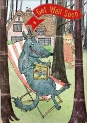 Little Red Riding Hood - Get Well Card-Book: 6 Card-Book Pack