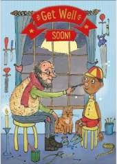 Pinocchio - Get Well Card-Book: 6 Card-Book Pack