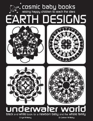 EARTH DESIGNS: UNDERWATER WORLD: Black and White Book for a Newborn and Baby and the Whole Family