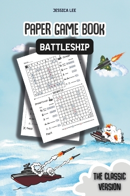 Battleship Paper Game Book: Classic Strategy Fun for Kids & Adults - Perfect for road trips, family game nights, or quick matches with friends