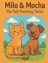 Milo & Mocha The Tail-Twisting Twins: A Funny Story of Friendship, Pets, and Teamwork for Kids Ages 4-9