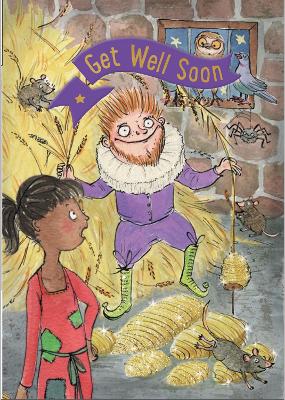 Rumplestiltskin - Get Well Card-Book: 6 Card-Book Pack
