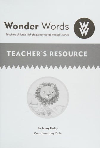 Wonder Words Teacher's Resource