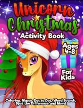 Unicorn Xmas Activity Book