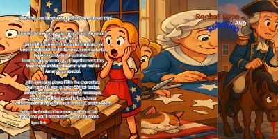 Interactive 4th of July Kids Activity Book America's 250th Anniversary Keepsake Gift Red White and Blue Children's Gift from Mum and Dad 2026 Commemorative Edition
