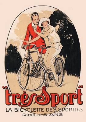 Carnet Blanc, Affiche Tres Sport Bicyclette