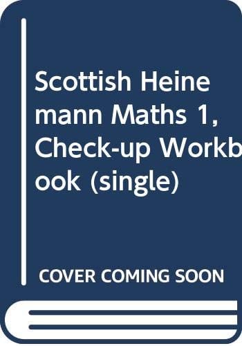 Scottish Heinemann Maths 1, Check-up Workbook (single)