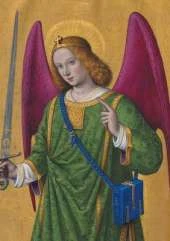 Carnet Blanc, Heures Anne de Bretagne, Ange A L'Epee