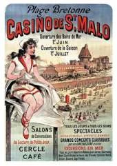 Carnet Blanc, Affiche Casino Saint-Malo