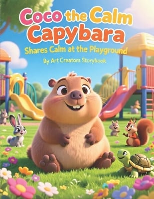 Coco the Calm Capybara Shares Calm at the Playground: A Children's Book About Patience, Mindfulness, and Emotional Awareness for Kids Ages 3-7