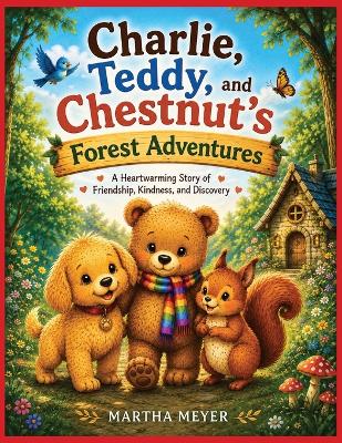 Charlie, Teddy, and Chestnut's Forest Adventures: A Heartwarming Story of Friendship, Kindness, And Discovery Martha Meyer 8.5 x 11 Inches 40 Pages Easy to Read Children's Book Ages 2-7