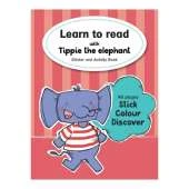 Learn to read with Tippie the elephant Sticker and Activity Book