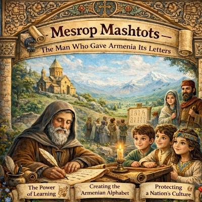 Mesrop Mashtots - The Man Who Gave Armenia Its Letters: The Inspiring Story Behind the Armenian Alphabet