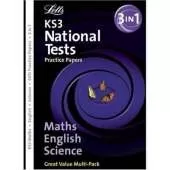 KS3 SATS National Test Practice Papers English, Maths and Science