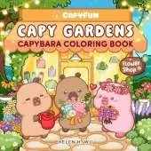 Capy Gardens: Capybara Coloring Book
