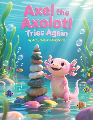 Axel the Axolotl Tries Again: A Sweet Children's Story About Perseverance, Patience, and Never Giving Up