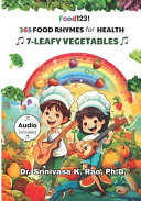 365 Food Rhymes for Health-LEAFY VEGETABLES: For Children Under 100 Years