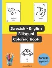 Swedish - English Bilingual Coloring Book for Kids Ages 3 - 6