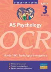 AS Psychology OCR: Psychological Investigations