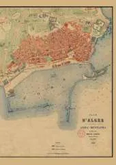 Carnet Blanc, Plan D'Alger, Jourdan, 1888