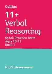 11+ Verbal Reasoning Quick Practice Tests Age 10-11 (Year 6) Set A: For the 2026 Gl Assessment Tests