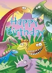 Happy Birthday - Dinosaur