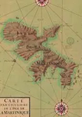 Carnet Blanc, Carte de La Martinique, 1753