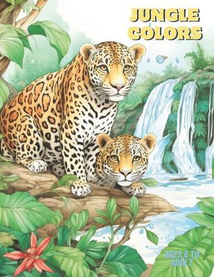 Jungle Colors: Jungle Animal Scenes Coloring Book